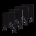 thumbnail image 2 of Yescom 4 Pack 24"x24" Sneeze Guards Acrylic Plexiglass Freestanding Protective Shield Clear Safety Barrier for Desk Counter, 2 of 12