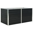 thumbnail image 6 of vidaXL Raised Garden Bed Raised Flower Bed Galvanized Steel Planter Anthracite, 6 of 128