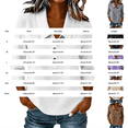thumbnail image 5 of Summer Sales Womens Summer Tops Loose‑Fit Cotton‑Linen 3/4 Sleeve Lightweight Casual Blouse Oversized Tshirts for Women Under 12$, 5 of 6