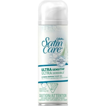 3 Pack - Gillette Satin Care Ultra Sensitive Women's Shave Gel 7 oz