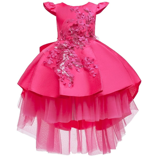 Vestido de cola de milano para niña Vestido de malla con cola de milano para niña Vestido de princesa para niña grande Vestido para niña