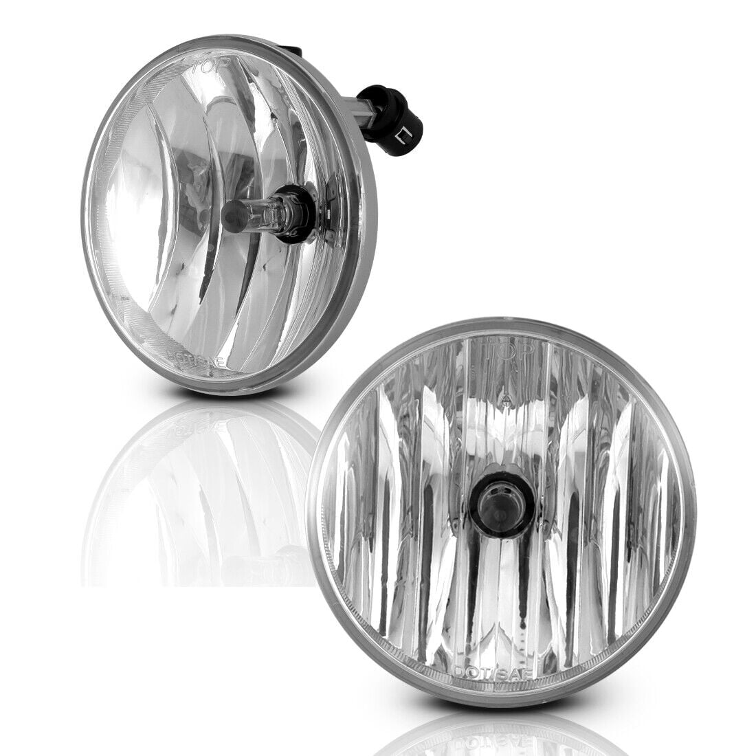 Winjet For 2001-2004 Ford F-150 Lightning Fog Lights Driving Bumper Lamps Assembly Pair