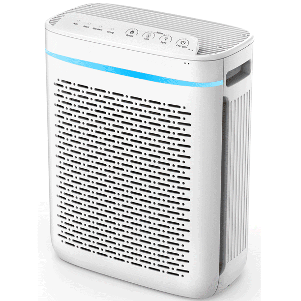 Homasy Air Purifier, True HEPA Filter with Auto mode, Smart Sensor, Air