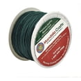 thumbnail image 2 of Mandala Crafts 1mm 109 Yards Jewelry Making Beading Crafting Macramé Waxed Cotton Cord Thread (Evergreen), 2 of 3