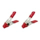thumbnail image 1 of Riwesomey Abrazadera de resorte de Metal para manualidades, Clip de carpintería para fotografía, sujetador en forma de A de 4 pulgadas, Rojo 2piezas, 1 of 6
