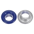 thumbnail image 4 of Unique Bargains 100 Pcs Œillets 1/5 Pouce (5mm) Trou d'Identification Métal Auto-Adhésif avec Rondelles pour Cuir Bleu Foncé, 4 of 7
