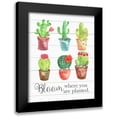 thumbnail image 1 of Robinson, Tamara 20x24 Black Modern Framed Museum Art Print Titled - Bloom Where You Are Planted, 1 of 5