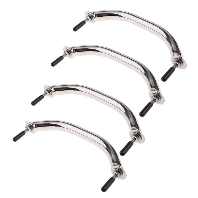 4 de agarre para de resistencia de grado marino, acero inoxidable de 8 pulgadas, multiusos pulidos DYNWAVEMX Mango de agarre marino