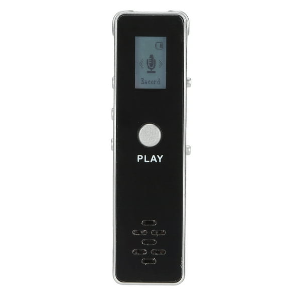 RecordAradora Redigor de voz digital Reducación de Ruido Pantalla Estéreo Dispositivo de Grabación de Audio Con Reproductor de mp3