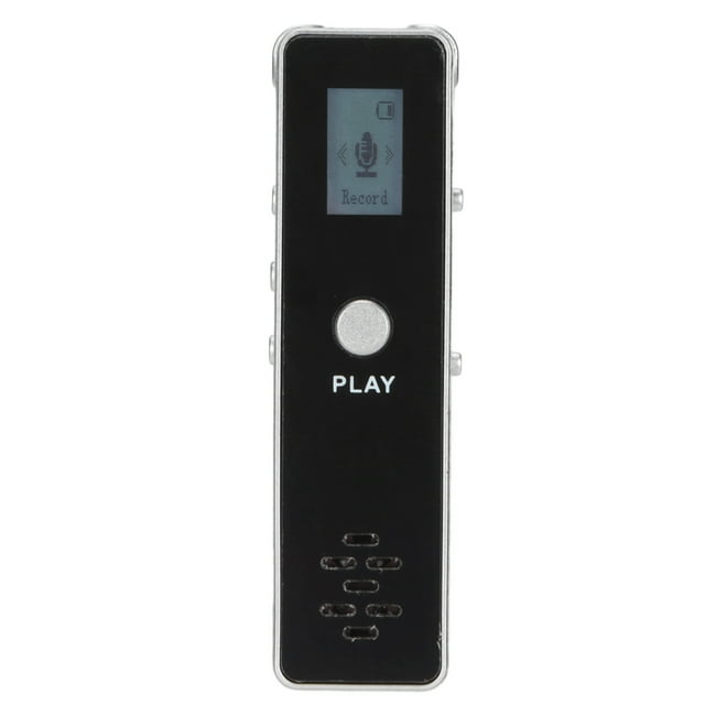 Recorder Digital Voice Recorder Noise Reduction Stereo Screen Audio Recording Device with MP3 Player