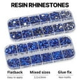 thumbnail image 3 of Worthofbest Flatback Rhinestones with B7000 Glue - Blue, 3 of 7