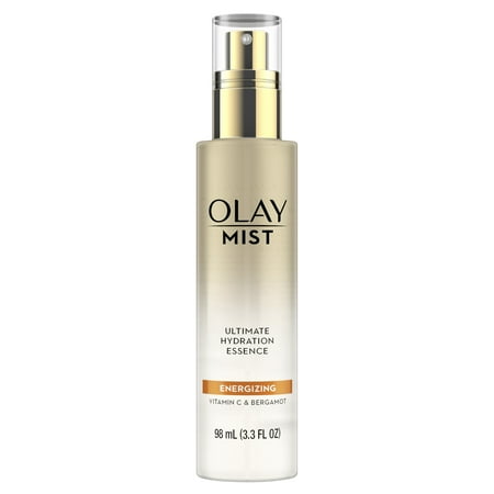 Night Essence - Olay Energizing Facial Mist with Vitamin C & Bergamot, 3.3 fl oz