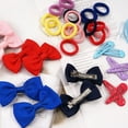 thumbnail image 4 of Bows Hair Accessories Set 20 Pieces Uniform Hair Bows,Hair Clips,Headband,Hair Ties for Little Girls School Girls Gifts, 4 of 9