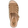 thumbnail image 3 of White Mountain Womens Valencia Caged Faux Leather Wedge Sandals, 3 of 3