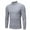 Light Gray(Mid-collar), variant on Men's Long Sleeve Slim Fit Mock Turtleneck Pullover Sweater Casual Basic Knitted Thermal Sweaters Solid Color Bottoming Shirt Top