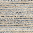 thumbnail image 3 of SAFAVIEH Cape Cod Andrina Braided Striped Jute Area Rug, 4' x 6', Natural/Blue, 3 of 4