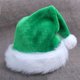 thumbnail image 1 of Gorro de Papá Noel verde Gorro de Papá Noel para adultos Disfraz de gorro de Papá Noel de lujo Adornos navideños de felpa, 1 of 3
