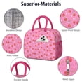 thumbnail image 4 of Lunch Bag Lunch Box for Women Reusable Insulated Lunch Bags,Water-Resistant Strawberry Pattern Cooler Lunch Tote Bag, Large Capacity for Work Travel Picnic, 4 of 6