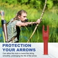 thumbnail image 5 of Uxcell Archery Arrows Nocks, Plastic Insert Arrow Nock Replacement Arrow Tails for Hunting Shooting Compound Recurve Bow Red, 5 of 7