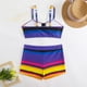 thumbnail image 5 of Traje de baño tankini de verano para mujer, talla grande, estampado, bikini dividido, traje de baño de dos piezas para mujer, trajes de baño tankini para mujer, traje de baño de 2 piezas para mujer, t, 5 of 5