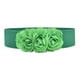 thumbnail image 2 of Cinturón elástico grueso y ancho para mujer, ideal para camisas largas, abrigos y vestidos. Verde, 2 of 9