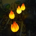 thumbnail image 2 of Leyfeng Cross-border new solar simulated flame lamp courtyard decoration outdoor atmosphere creative flame garden lamp single, 2 of 8