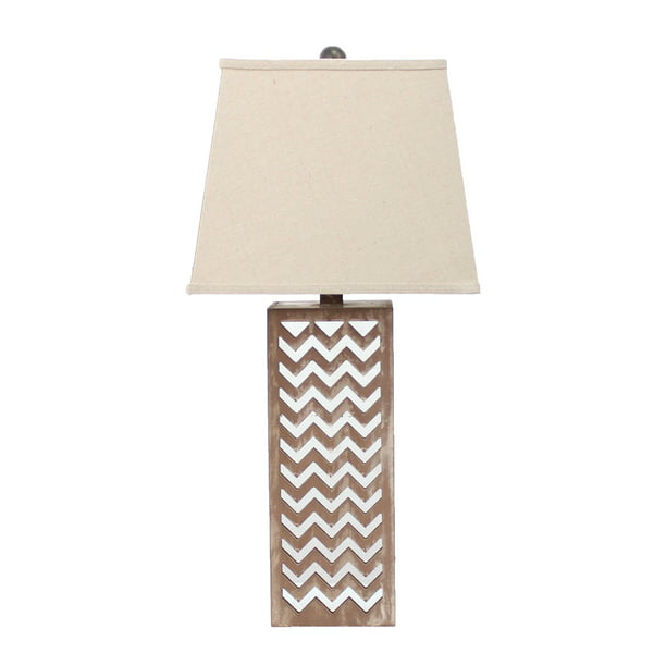 Table Lamp With Chevron Pattern And, Mainstays Chevron Table Lamps