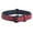Red, variant on PULLIMORE PU Leather Dogs Collar Adjustable Soft Padded Pet Collar for Small Medium Large Dogs (L, Khaki)