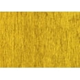 thumbnail image 1 of Ahgly Company Machine Washable Indoor Rectangle Solid Yellow Modern Area Rugs, 2' x 5', 1 of 4