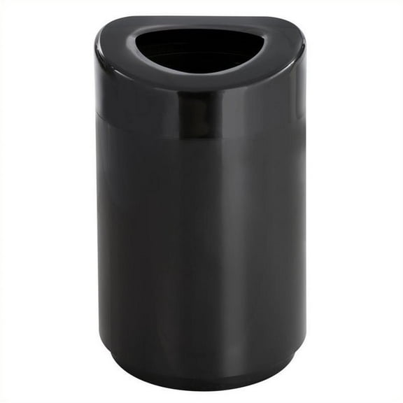 Scranton & Co Open Top Receptacle - 30 Gallon in Black