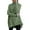 Green, variant on Women's Turtleneck Pullover Sweater with Elegant Batwing Sleeves and Modern Asymmetric Hem Design for Everyday Casual Comfort and Style Black M