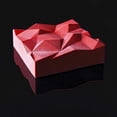 thumbnail image 4 of Inteprter Herramientas cuadradas de silicona para pasteles, molde para pasteles, Mousse reutilizable, gelatina, pudín, bandeja para hornear, Bar, cocina, Herramientas y accesorios para hornear Inteprter HA080947-00, 4 of 6