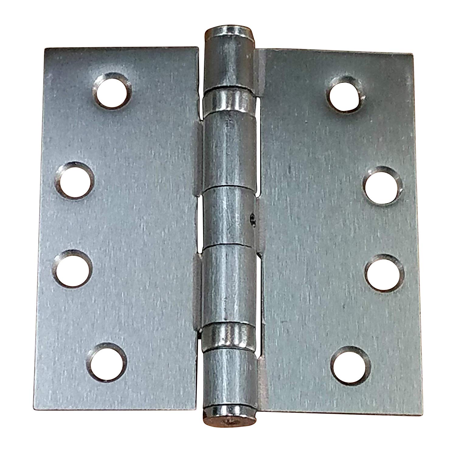 4.5 Inch Square Satin Nickel Commercial Door Hinges Ball Bearing 2