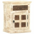 thumbnail image 6 of vidaXL Bedside Cabinet White 15.7"x11.8"x19.7" Solid Mango Wood, 6 of 10