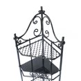 thumbnail image 4 of Bewildely Muebles de muñecas Juego de soporte de vino estable creativo Mini decoraciones de casa en miniatura Suministro de casa de juego decorativa casas de muñecas Negro Bewildely FN001909-02, 4 of 6