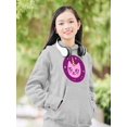 thumbnail image 2 of Unicorn Kitten Hoodie Juniors -Image by Shutterstock,  x-Large, 2 of 4