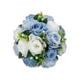 thumbnail image 2 of RBCKVXZ 10" Silk Rose Ball Centerpiece - Realistic Artificial Flower Sphere for Wedding Reception Tables, Home Dining Room Decor & Party Centerpieces, 2 of 6