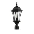 thumbnail image 2 of 522PHM-BK-Z-Lite-Wakefield - 1 Light Outdoor Post Mount Lantern in Fusion Style - 9.5 Inches Wide by 22 Inches High, 2 of 5