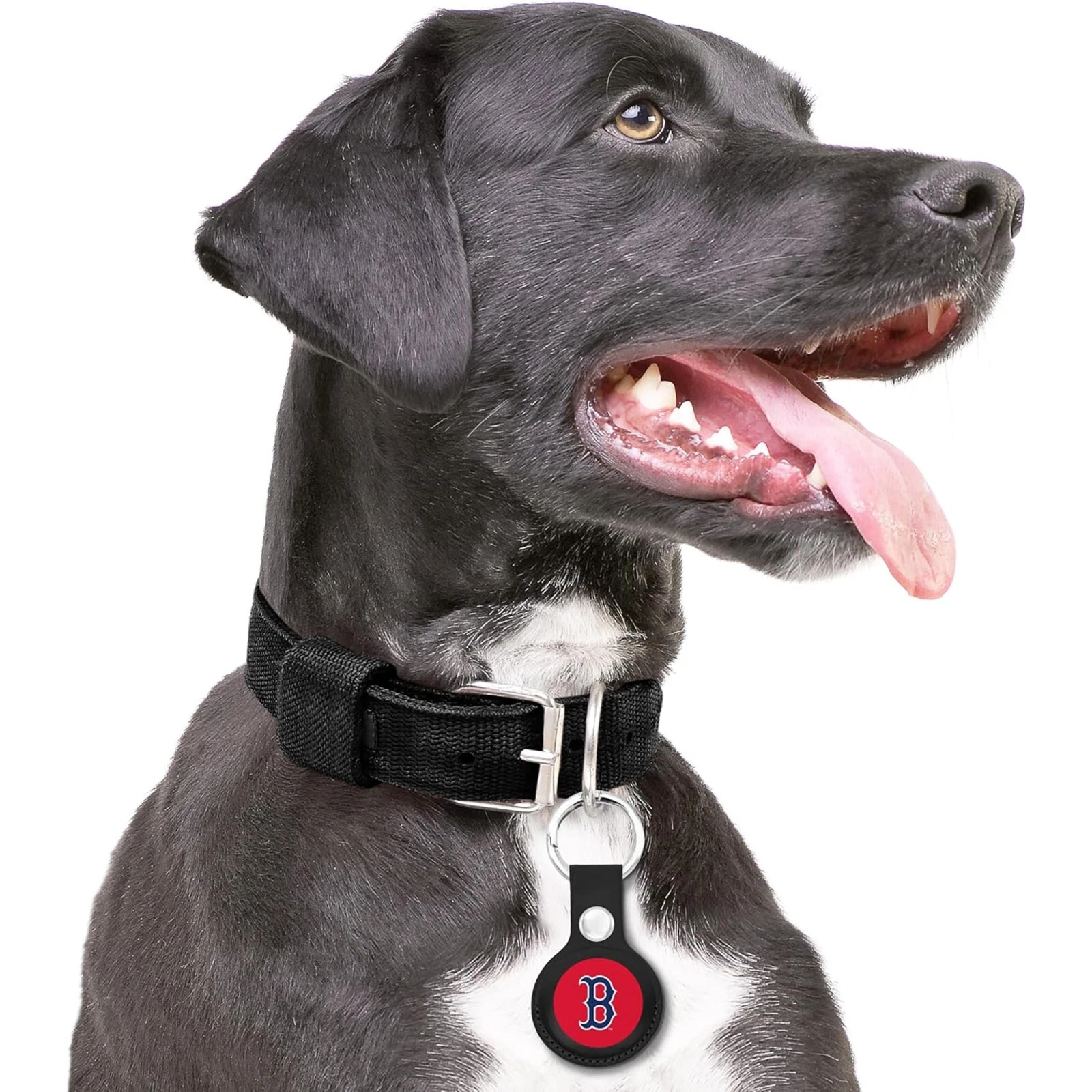 Pets First MLB Keychain Apple Air Tag Holder for Dogs & Cats Leather Airtag Case