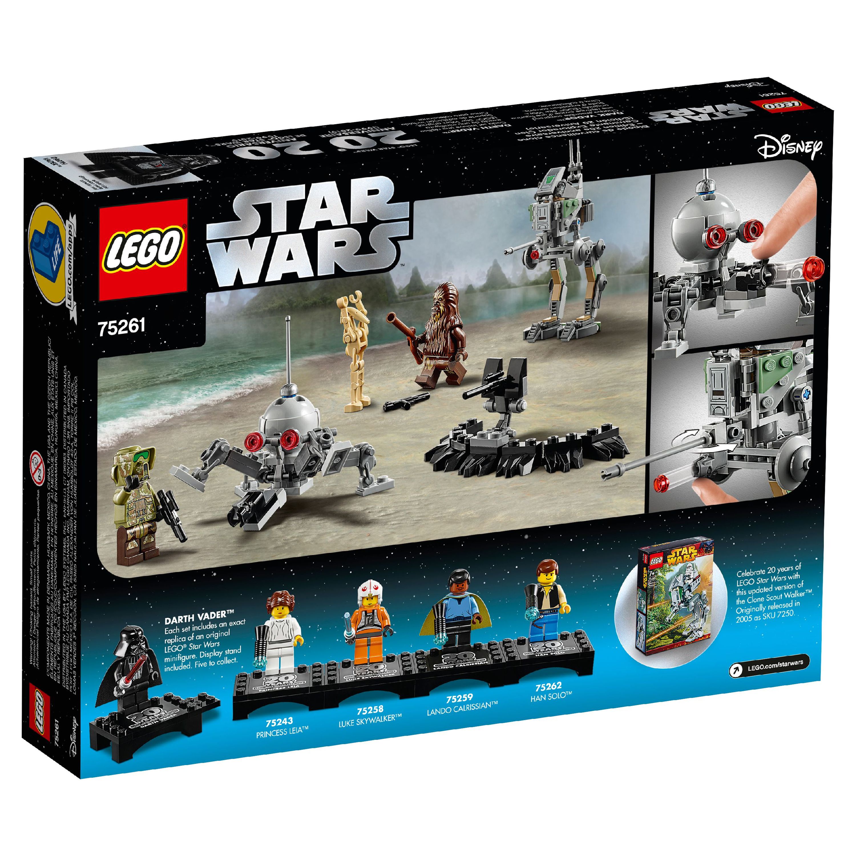 LEGO Star Wars 20th Anniversary Edition Clone Scout Walker 75261 Building Set - image 5 of 7