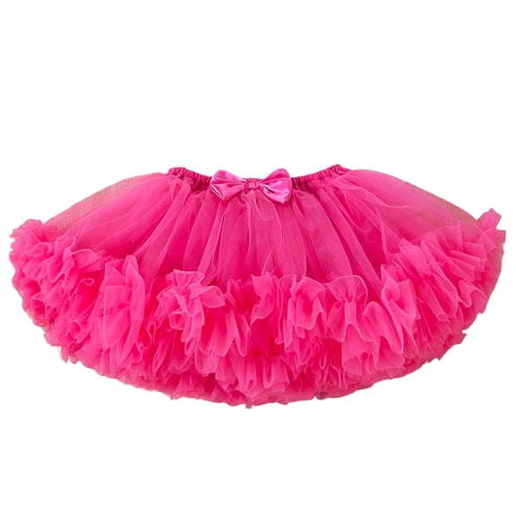 Girl Dress RedTutu Skirt Tulle Skirt Toddler Fluffy Skirts Baby Girl Outfits 6-12 Months