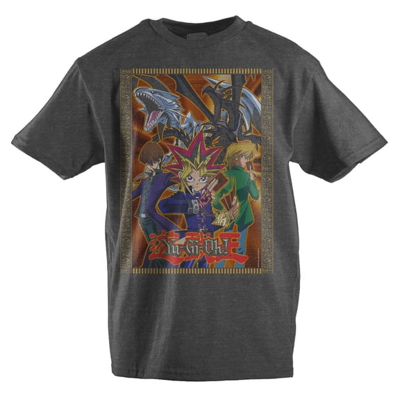 Yu-Gi-Oh Main Cartoon Characters Youth Boys Graphic Tees T-Shirt-Medium