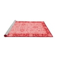 thumbnail image 2 of Ahgly Company Machine Washable Indoor Square Oriental Red Traditional Area Rugs, 5' Square, 2 of 4
