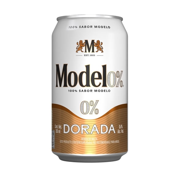 Cerveza Modelo Dorada Cero 355 ml