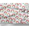 thumbnail image 2 of Soimoi White Poly Georgette Fabric Paint Brush Abstract Print Fabric by Yard 42 Inch Wide, 2 of 3