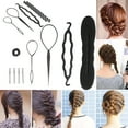 thumbnail image 1 of Herramienta para trenzar el cabello Ecomeon 3 Tipos de diseño de cabello a la moda Accesorios para el cabello 4PCS, 1 of 6