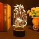 thumbnail image 3 of Goku Super Saiyan Led Night Light Anime Dragon Ball lámpara de mesa para niños, decoración de dormitorio, lámpara 3D, regalos de cumpleaños para niños, juguetes, 3 of 5
