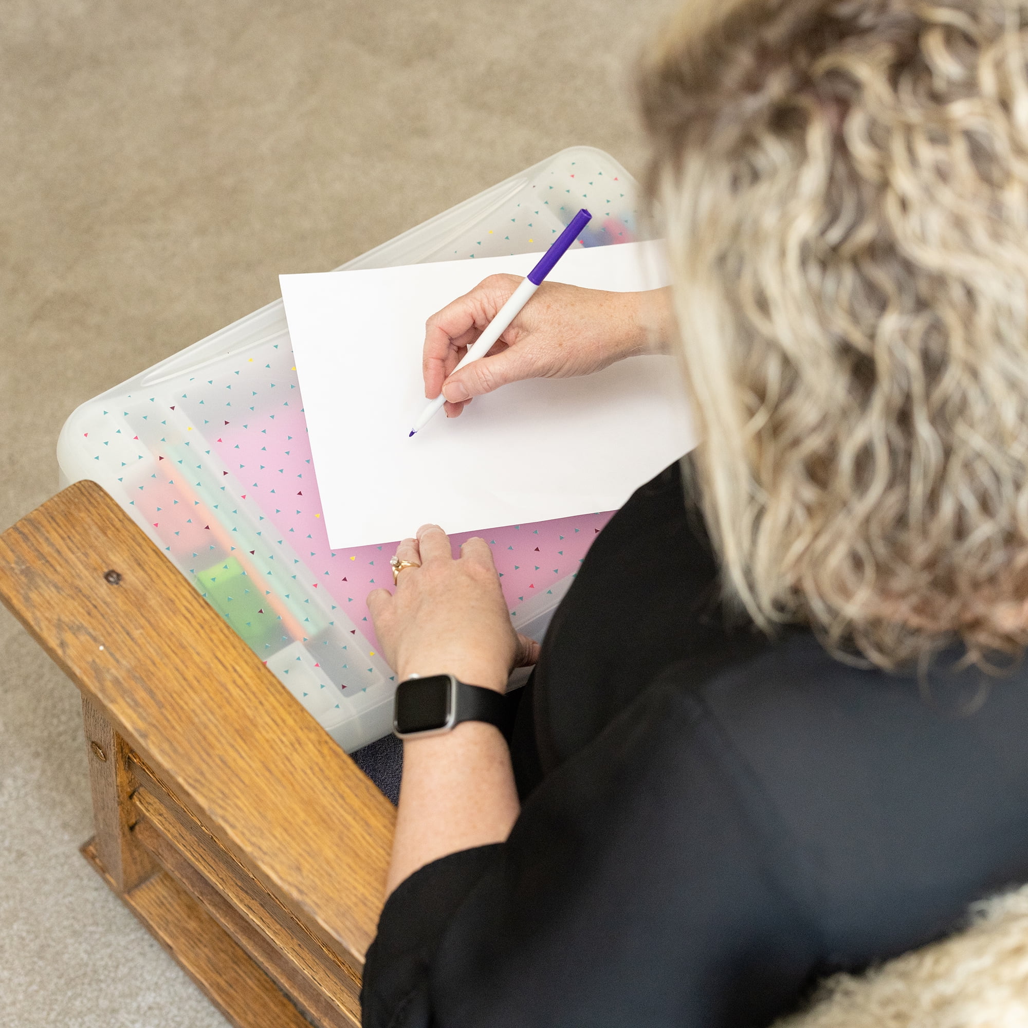 Everything Mary Lap Desk w/ Triangles