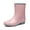 Pink, variant on Women's Mid Calf Boots Waterproof Garden Shoes Anti-Slipping Rainboots for Ladies Outdoor