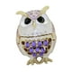 thumbnail image 5 of Joyero para decoración del hogar, regalos, organizador, estuche de almacenamiento, figura de animal portátil Púrpura, 5 of 9